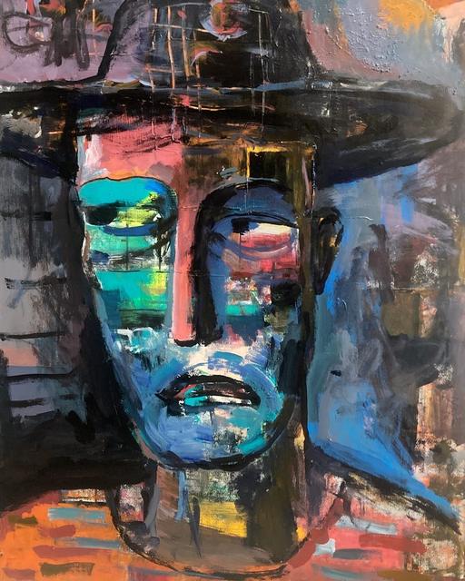 Painting “Erika” by Luka Lemini